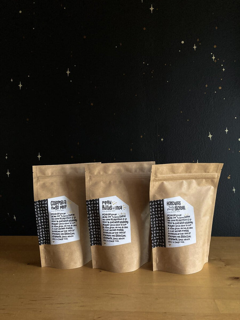 Sample Packs of Perfect Enough Coffee
